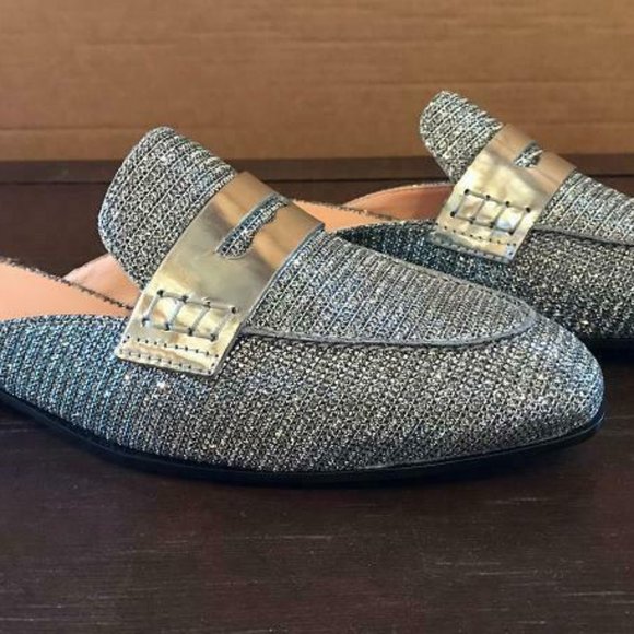 NEW In Box J.Crew $168 Academy Penny-Loafer Mules J8984 - Picture 5 of 6